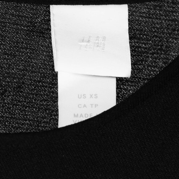 H&M Women's Black Long Sleeve Dress Puff Sleeve Party Cocktail Shift XS NWT - Picture 3 of 10